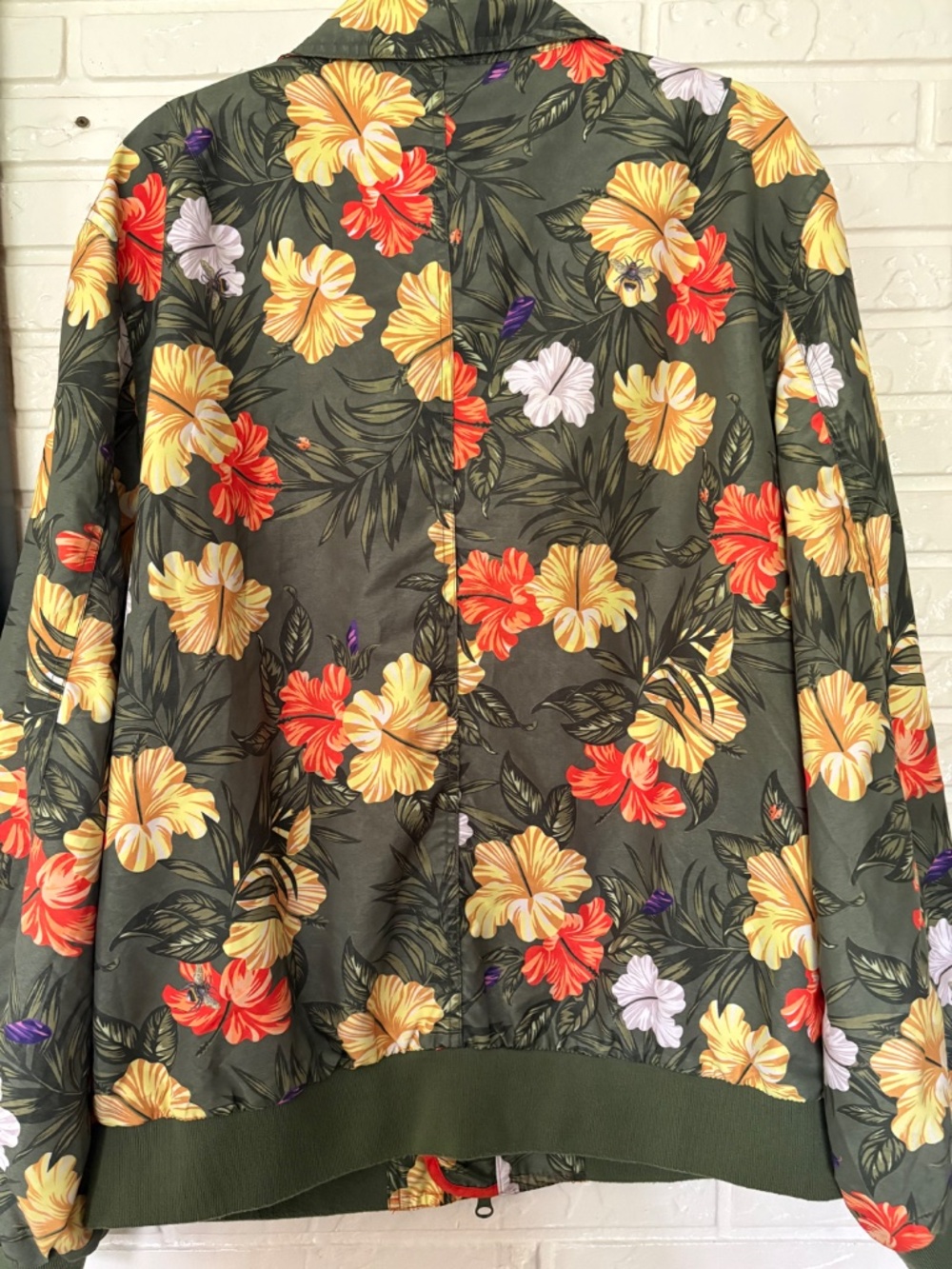 Diamond Supply Co Men’s Jacket Floral Large Jacket with Pockets - Picture 6 of 9